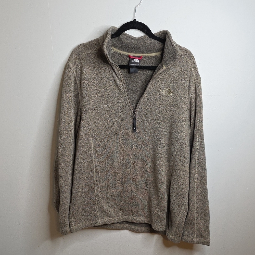 The North Face Men's Tan Pullover Sz LARGE